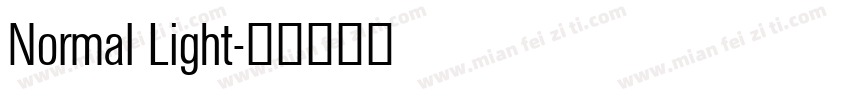 Normal Light字体转换